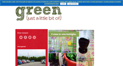 Desktop Screenshot of justalittlebitofgreen.com